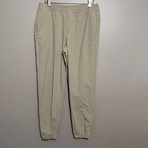 Everlane Men's Recycled Nylon Track Pant Joggers Size M Tan